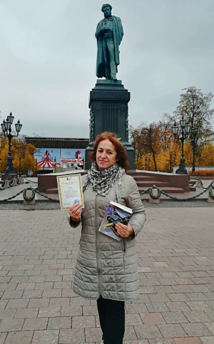Марина Кабанова &mdash; лауреат литературного конкурса &laquo;Славянское слово&raquo;