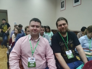 Воскресенский поэт Андрей Лысенков на Совещании молодых литераторов России